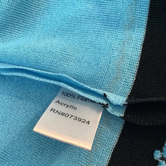 Ming Wang Womens Knit Open Front 3/4 Sleeve Blazer Jacket Blue Size PM - Picture 12 of 13